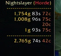 Wow Tbc Tbc Anniversary Gold Nightslayer Horde