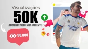 50Mil Visualizações Views Instagram Reels - Feed - IGTV