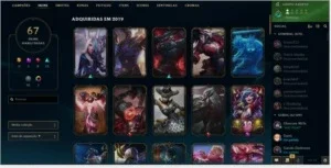 Vendo Conta League of Legends 128 campeões 64 skins