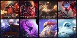 Conta prata II 90 Champions e 56 skins
