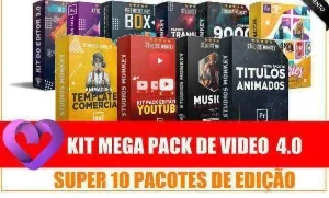 Maior E Mais Abrangente Pacote De Edição De Vídeo