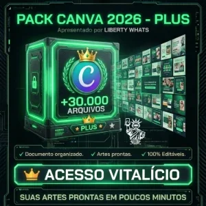 Pack Canva - 2026 Plus - Liberty + Brinde
