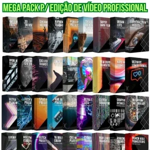 O maior e mais abrangente pack de edição de vídeos já visto
