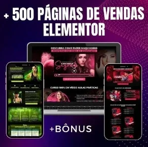 +500 Pack Landing Pages Em Elementor (Editáveis)