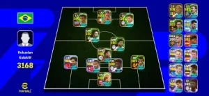 Conta eFootball Top! Čech 104, Drogba 103, Messi e Lendas