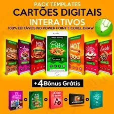 Pack 70+ de cartões interativos