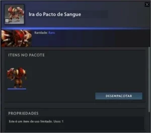 Skim Personagem BloodSeeker  - Raro