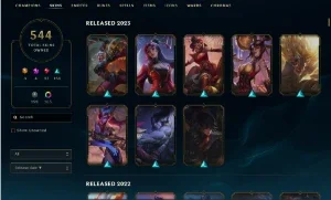 Conta com muita skin bem abaixo do preco