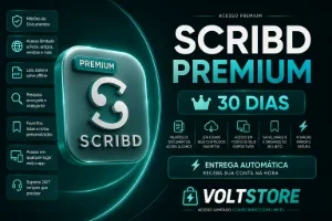 SCRIBD + EVERAND • 30 DIAS • [ENTREGA AUTOMÁTICA]⚡