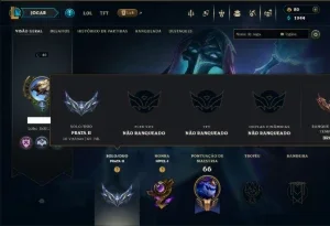 Prata 2 com 50 Champs e 15 Skins