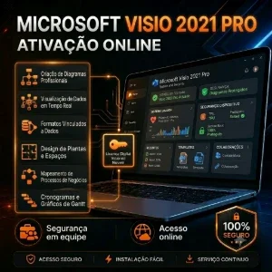 Microsoft Visio 2021 Pro | Ativação ONLINE 🔥