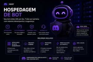 Hospedagem Bots Discord
