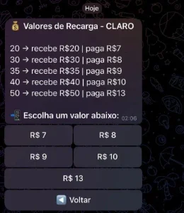 Bot De Recarga Exclusivo Acesso Vitalício