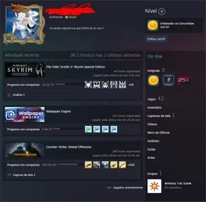 Conta steam