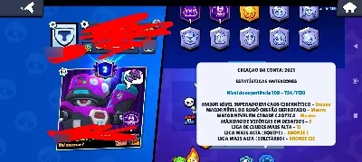 brawl stars 80brawlers 25800 troféus