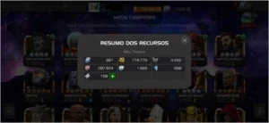 Conta Marvel Torneio de Campeões