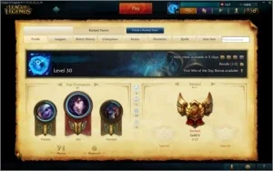 Conta LoL Br Gold V - MMR Alto com e-mail