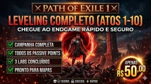 Leveling Piloto Poe 1 (Mirage) / Entrega Em 4H / Apenas R$50