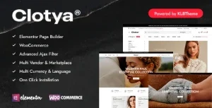 Tema Wordpress CLOTYA: O Tema WooCommerce Perfeito Para Moda
