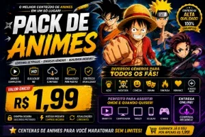 Pack de vídeos de ANIMES