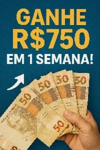 Desafio de Ganhar R$750,00 em apenas uma Semana