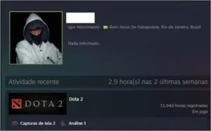 Conta de Dota 2 com  anos nivel 184 com 5.800k.