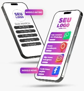 Mini sites editáveis no Canva