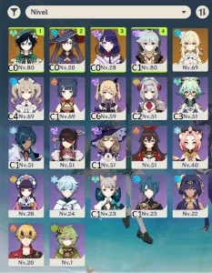 Genshin Impact - Venti, Shogun Raiden, Mona, Harpa Celestial