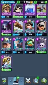 Clash Royale nivel 10 clash of clan semi full nivel 9