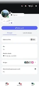 Conta de discord 5 mês de uso