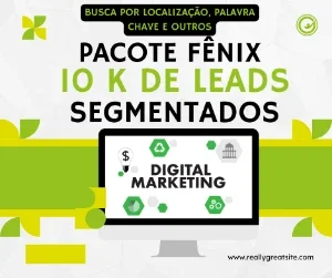 ✅ Pacote 10K de Leads Segmentados