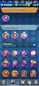 Clash Royale full nv89 todos as evo e todos os heróis