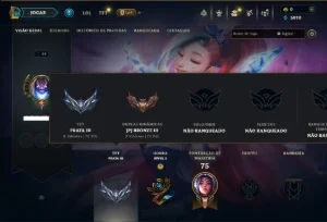 Unranked com 50 Champs e 6 Skins