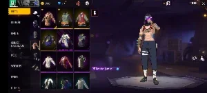 Conta Free fire com skin do kakashi é muito mais!!!