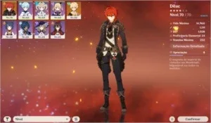 AR36 + Diluc + Arco 5*