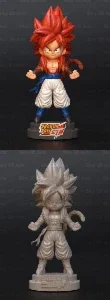 Gogeta SS 4 Chibi - 3D Print Model STL