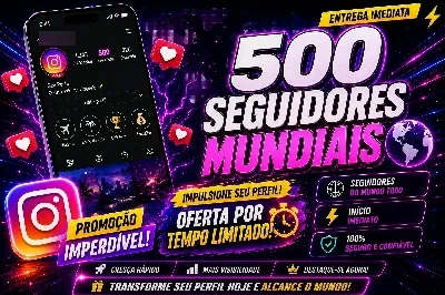 500 Seguidores Instagram | Entrega Rápida