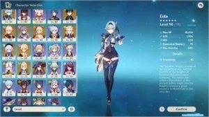 Zhongli, Eula, Yoimyia, armas de passe +++