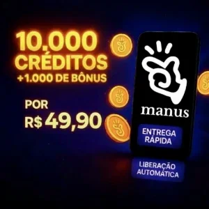 Recarga Manus IA – 10k 🔥