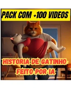 🚀 Pack Exclusivo: +100 Vídeos Prontos🐱✨
