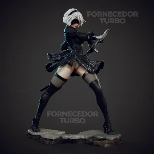 2B - Nier Automata 3D - Arquivo .Stl Para Impressão 3D