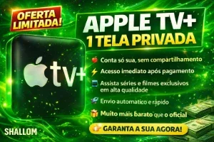 Conta Apple Tv+ 1 Tela Privada 30 Dias Acesso Rápido