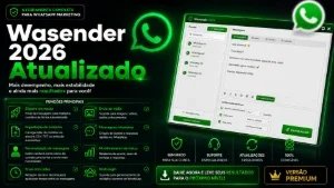 🔥 Wa Sender - Disparo Whatsapp (Atualização 2026)