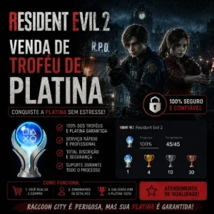Resident Evil 2 | Serviço de Troféus de Platina.