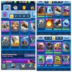 Conta de Clash Royale lv13 quase Full