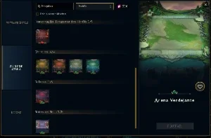 Conta LOL + TFT. 318 skins e muitos itens cosmeticos tft