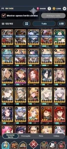 Conta do Seven Knights Idle Adventure Mobile Lev 301