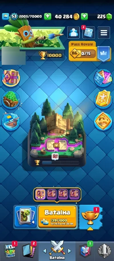 Conta de Clash Royale 10k de troféu