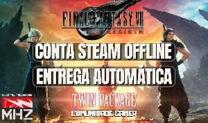 Final Fantasy VII 7 Remake + Rebirth - Conta Steam Offline