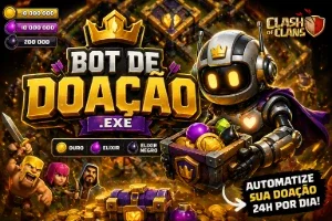 BOT PARA DOAÇÕES CLASH OF CLANS | ATUALIZADO